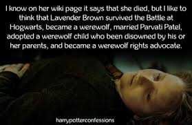 Harry potter lavender brown death. Lavender Brown Headcanon Explore Tumblr Posts And Blogs Tumgir