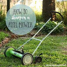 I strongly recommend this product and you will be glad you did. How To Sharpen A Reel Mower This Natural Dream