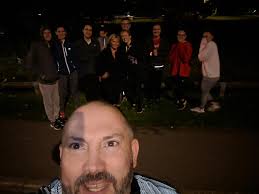 Eastern Shore Mates saw the youngsters gather tonight! To clock the kms  which made us feel right! Stunning skies were the perfect view! Duane owns  black clothes?! Who knew?! Great doing Tuesday