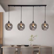 hanglamp vilmar 4 lichts zwart hanglampen loods 5 verlichting moderne woning eetkamer verlichting eettafel verlichting