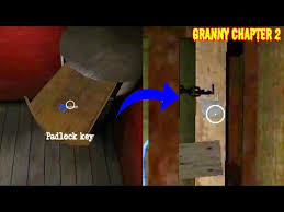 How To Find And Use The Padlock Key 2 Granny Chapter 2 Youtube