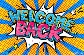 Welcome Back lettering in pop art style.: comprar este vector de ...
