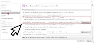 Maybe you would like to learn more about one of these? Word Dateien Automatisch Speichern Alle X Minuten Datei Dokument Einstellungen Recovery Wiederherstellung Word Windows Faq