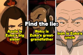 The last airbender is back streaming after a long break. Avatar The Last Airbender Two Truths And A Lie Quiz