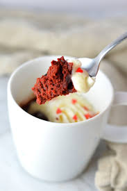 An iconic cake with great texture, flavors and frosting! Red Velvet Mug Cake A Taste Of Madness