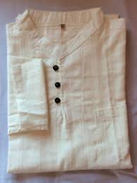Découvrez la vaste sélection et achetez en ligne : Chemise Col Mao Blanc Casse 100 Coton M Longue Homme Shirt Angkor Cambodge Ebay