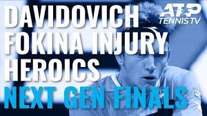 The spaniard had not yet traveled to melbourne, because his coronavirus swab tested positive.both davidovich (21, 54th in the world) and his coach tested positive two weeks ago and recovered. Incredible Davidovich Fokina Tennis On One Leg Vs Ruud Next Gen Finals 2019 Youtube