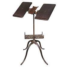 Maybe you would like to learn more about one of these? Book Stand Vintage Antique Ornate Cast Iron Adjustable Bible Dictionary Table For Sale At 1stdibs
