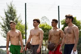 Nba 2k18 has a brand new patch just days after the release of the game's seventh major update. Four Sexy Shirtless Basketball Players With Balls At Basketball Stock Photo Picture And Royalty Free Image Image 128187502