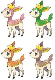 Pokemon Coloring Pages Deerling