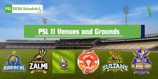 PSL 2026 Venues and Grounds - PSL 11
