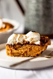 Sweet Potato Custard Pie Recipe Sweet Potato Pie Thanksgiving Desserts Custard