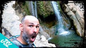 The main trailhead is just past the bridge; Hidden Waterfalls Of Ojai Matilija Falls Youtube