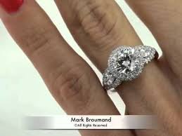 Unique design diamond wedding ring, featuring 18 prong set round. 2 86ct Round Brilliant Cut Diamond Engagement Anniversary Ring Mark Broumand Youtube