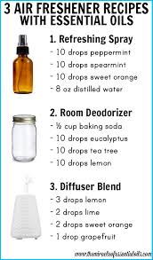 diy essential oil air freshener recipes