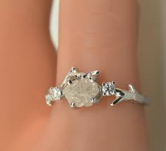 Elegant Twig,Stacking ring, Raw Stone Ring, Branch Alternative Engagement  Ring, Raw Stone Ring,rosegold ring, 3stone ring, twig ring,