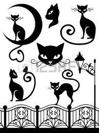 Oltre 190.000 vettori, foto stock e file psd. Animali Stilizzati Set Di Gatti Cat Silhouette Cat Painting Cat Art