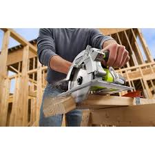 The new ryobi 1600w circular saw. Ryobi 7 1 4 In 15 Amp Circular Saw With Laser