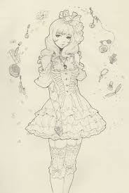 Hand Drawn One Of A Kind Drawing Ink X2f Pencil On Heavy Grade High Quality Paper Signed Anime Character Design Anime Drawings Sketches Character Drawing