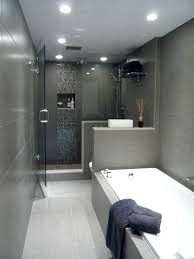 Hoxton/tom merton / getty images this bathroom by stephani buchman, via houzz has all the hallmarks of a modern design: Modern Bathroom Design Grey And White Modern Bathroom Ideas Glamorous Ideas Ff Grey Tile Ba White Bathroom Designs Bathroom Design Small Small Bathroom Remodel