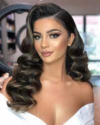 Arber Bytyqi On Instagram A Classic Look Hair And Makeup By Studioarber Hairstylesforweddingg In 2021 Hollywood Hair Long Hair Wedding Styles Vintage Short Hair
