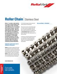 Kaman Distribution Reliamark Stainless Steel Roller Chain