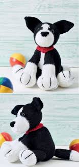 Free Knitting Pattern For A Shep The Deradog Border Collie