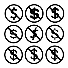 Licence And Copyright Non Commercial Use Icon Symbol Sign Vector And Png Symbols Icon Free Vector Illustration