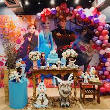 Frozen 2 Party Guide To Decorating A Girl S Birthday Frozen Themed Birthday Party Frozen Party Decorations Disney Frozen Birthday Party