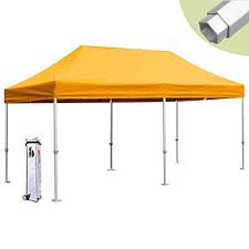 Eurmax Pro 10x20 Easy Pop Up Tent Carport Canopy Gazebo Shelter With Roller Bag Gold Be Sure To Check Out This Awesome Prod Canopy Tent Canopy Patio Canopy