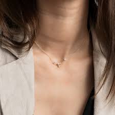 Our zodiac collection makes an ideal gift for yourself, a loved one's birthday, or any other occasion! Cancer Zodiac Constellation Necklace 18k White Gold Diamond Genevieve Collection Wolf Badger