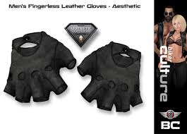 Do you need gloves to use your phone? Second Life Marketplace Men S Fingerless Leather Glove Aesthetic
