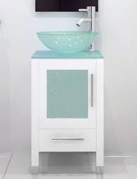 From the wooden pattern door design to the simply stunning glass vessel bowl sink, it's a true pleasure to look at. Single Sink Bathroom Vanities Bathgems Com