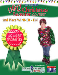 Part one is the rules of the sweater contest, with japanese kanji to help understanding. Ugly Christmas Sweater Winners Announced