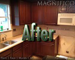 Staining builder grade oak cabinets. Builder Grade Oak Cabinets Refinished Converted From Pickled Oak Stain To Wow Oak Cabinets Oak Kitchen Cabinets Oak Kitchen