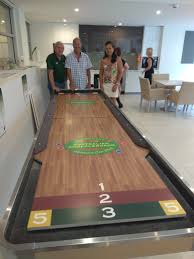 And as you learn more about how to play shuffleboard, you can also learn how to customize the type of powder based on the desired speed of play, level of control and length of table. Shuffleboards Australian Shuffleboard