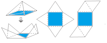 Pada kasus ini, a = 3 cm, b = 8 cm, c = 6 cm dan d = 5 cm. Jaring Jaring Limas Segiempat Segilima Dan Segienam Funkreaz Blogspot Com