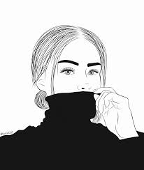 Pin By Lilly Jolene On I P In 2021 Girl Drawing Pictures Girl Drawing Girl Outlines