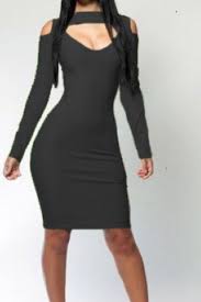 Dress Open Chest Long Sleeve Dress Dresses With Sleeves Clothes Dresses