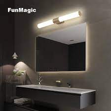 Modern Aluminum Led Wall Lamp Bathroom Cabinet Front Mirror Light Bathroom Vanity Light Wall Mounted Sconces Dresser Lighting Led Indoor Wall Lamps Aliexpress