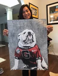 Sonny seiler family of savannah, ga, since uga i first graced the campus in 1956. Georgia Bulldogs Mascot Drawing Etsy