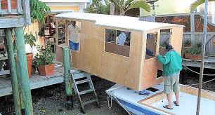 home made diy houseboat