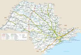 O município de são paulo está, administrativamente, dividido em trinta e duas regiões administradas por prefeituras regionais, cada uma delas, por sua vez, divididas em distritos, sendo estes últimos, eventualmente, subdivididos em subdistritos (a designação bairro, porém, não existe oficialmente, embora seja usualmente aplicada pela. Mapa De Sao Paulo Estado Capital Regiao Metropolitana Bairros