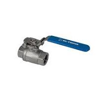 BI-TORQ® Manual 2-Piece Threaded Ball Valve with Locking Handle