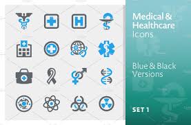 36 premium vector (svg) icons · added on apr 13th, 2020. Medical Health Care Icons 1 Blue Pre Designed Illustrator Graphics Creative Market