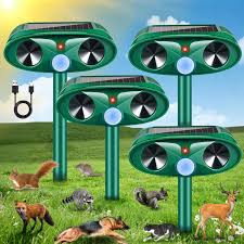 Solar Ultrasonic Animal Repeller