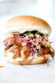 This may have to be done in 2 batches. Pulled Pork Sandwiches With Crunchy Slaw Foodiecrush Com