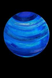 Planet Neptune Painting Planets Art Planet Painting Space Painting