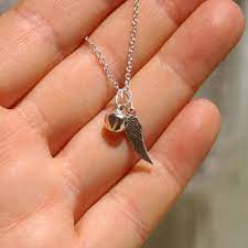 Angel Wing Necklace Memorial Necklace Guardian Angel Etsy Angel Wing Necklace Necklace Angel Wings Jewelry