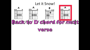 Let It Snow Moving Chord Chart